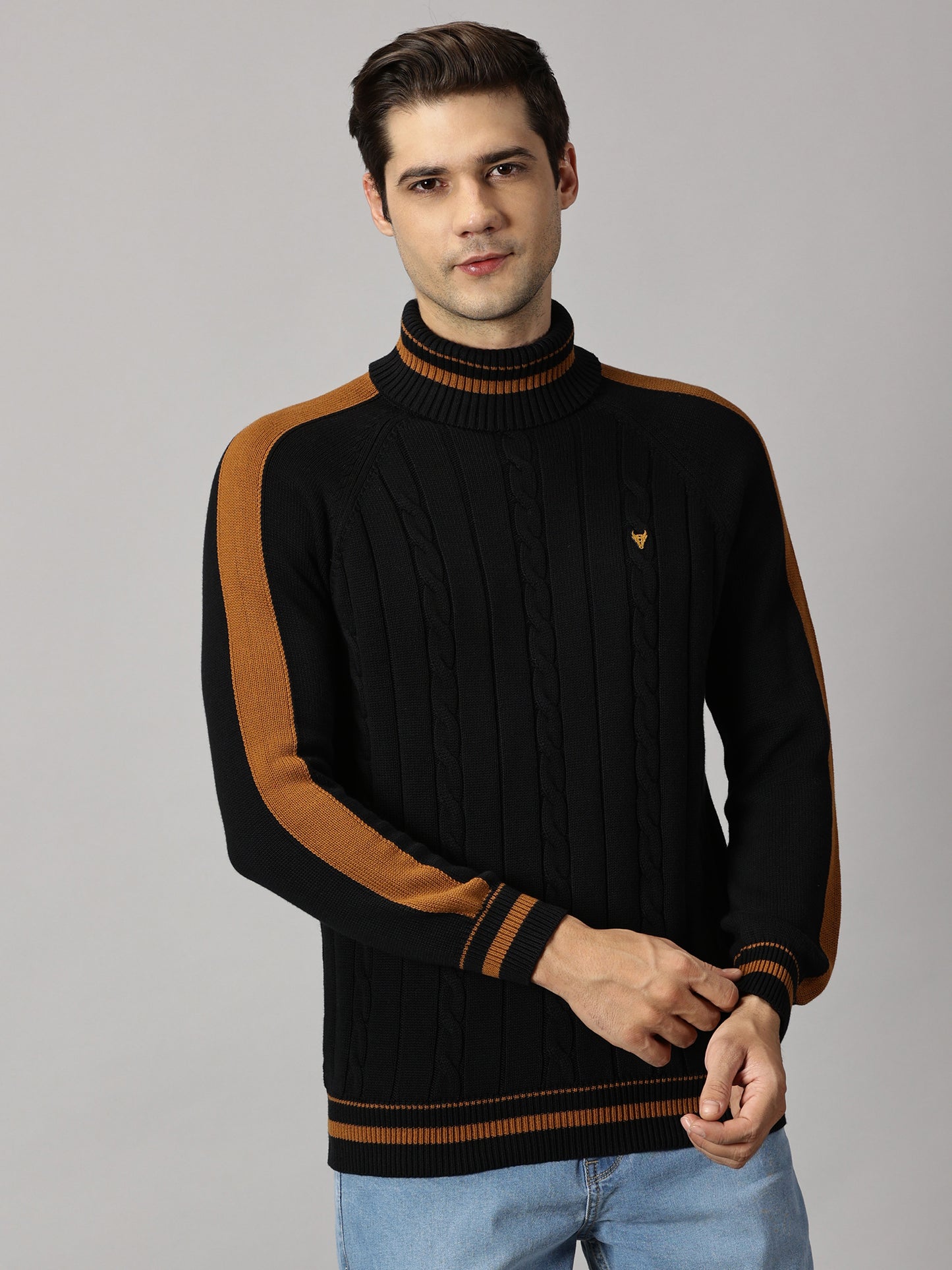 Signature Cable Knit Turtle Neck Sweater
