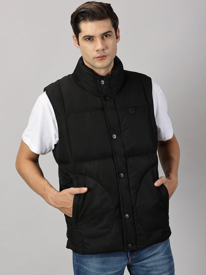 Onyx Sleeveless Puffer Jacket