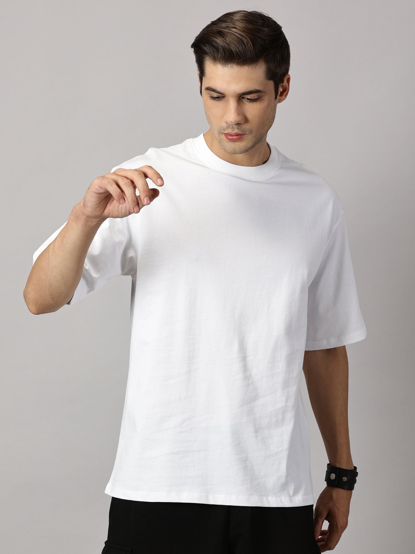Pure White Essential Oversized Tee
