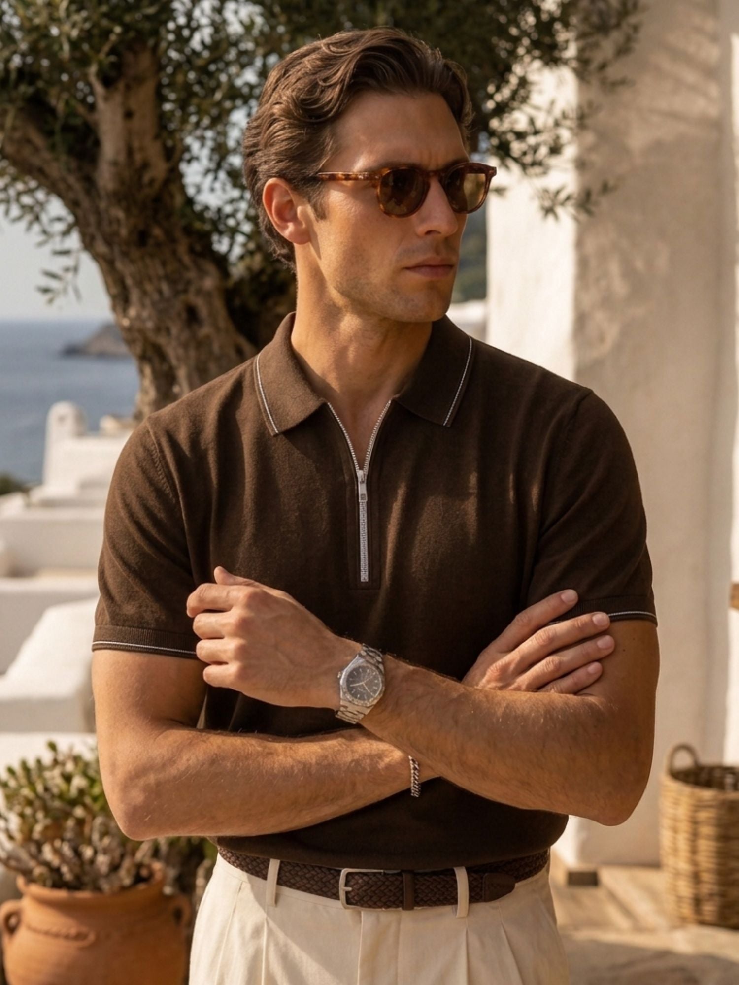 The Heritage Zipper Polo
