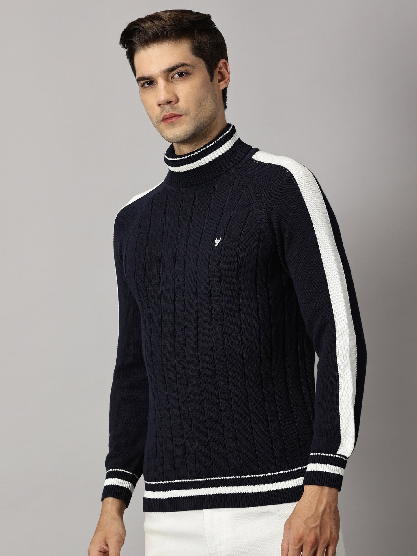 Signature Cable Knit Turtle Neck Sweater
