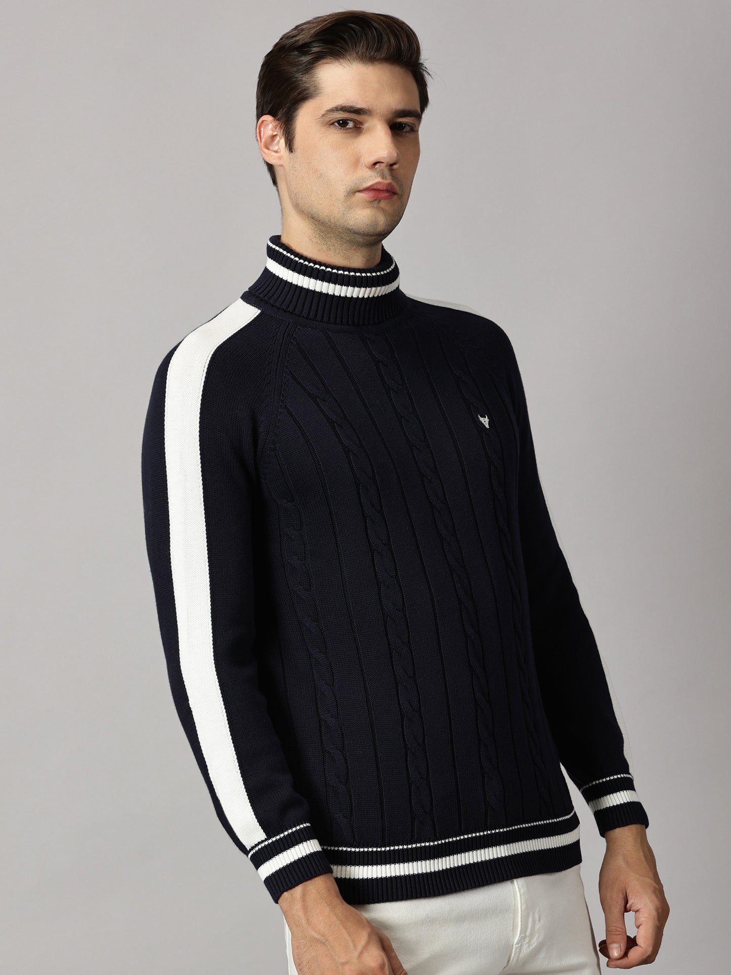 Signature Cable Knit Turtle Neck Sweater