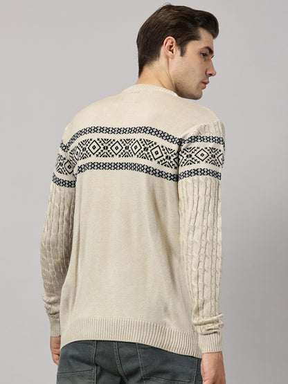 Vanilla Fair Isle Sweater