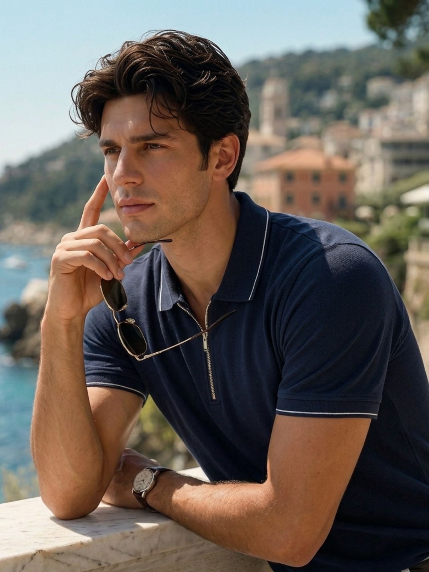 The Heritage Zipper Polo