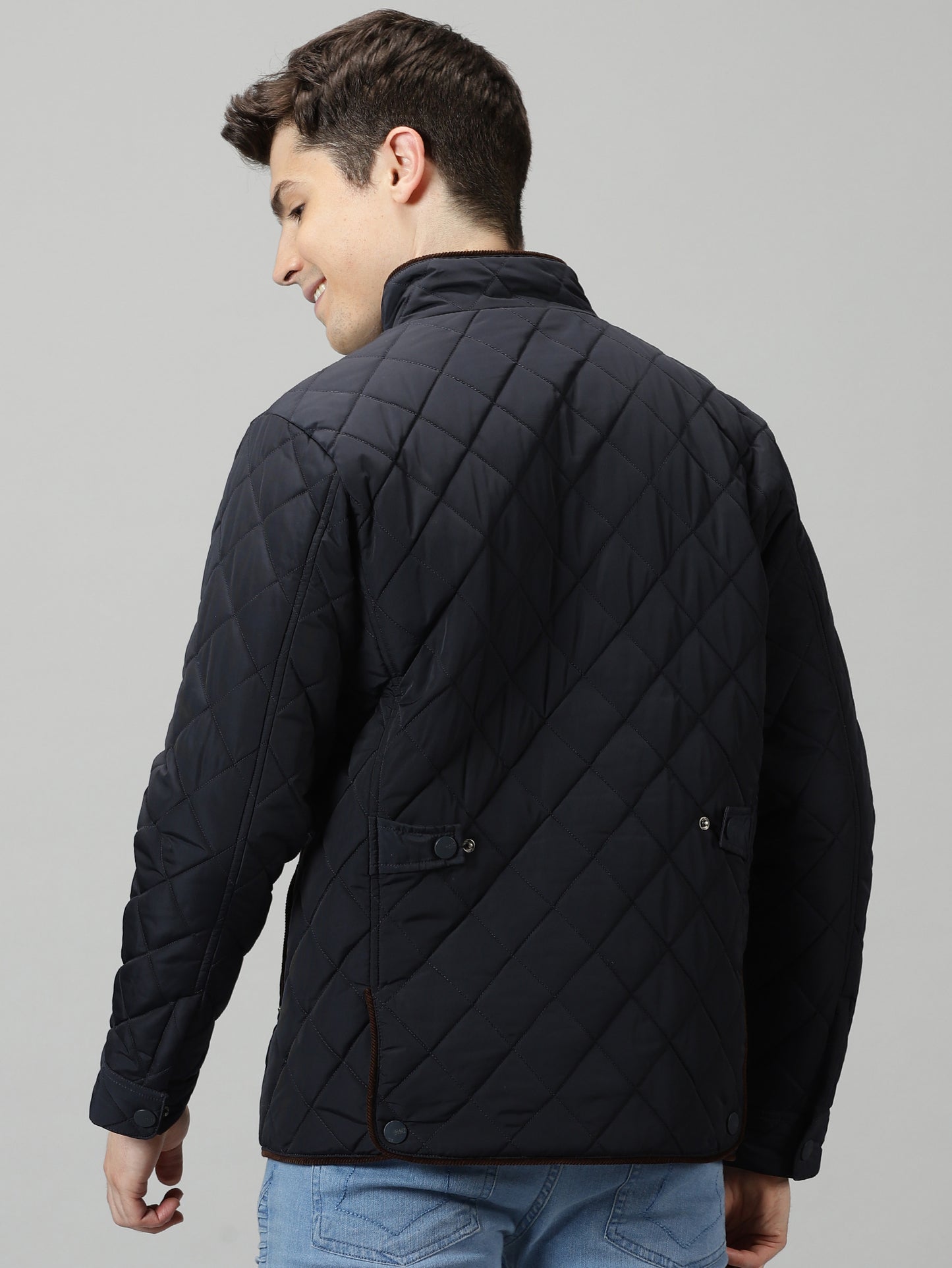 Deep Sapphire Quilted Jacket