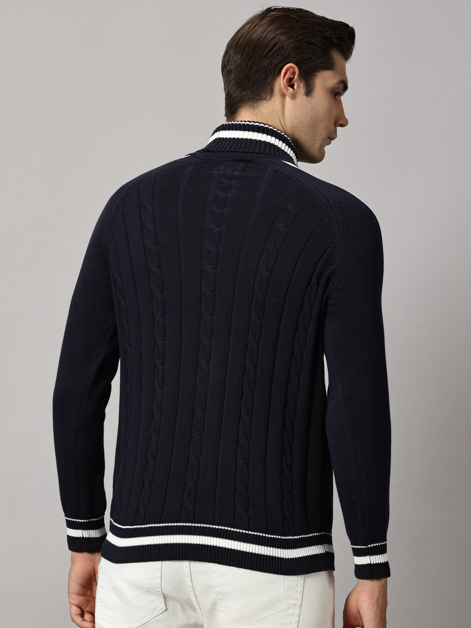 Signature Cable Knit Turtle Neck Sweater