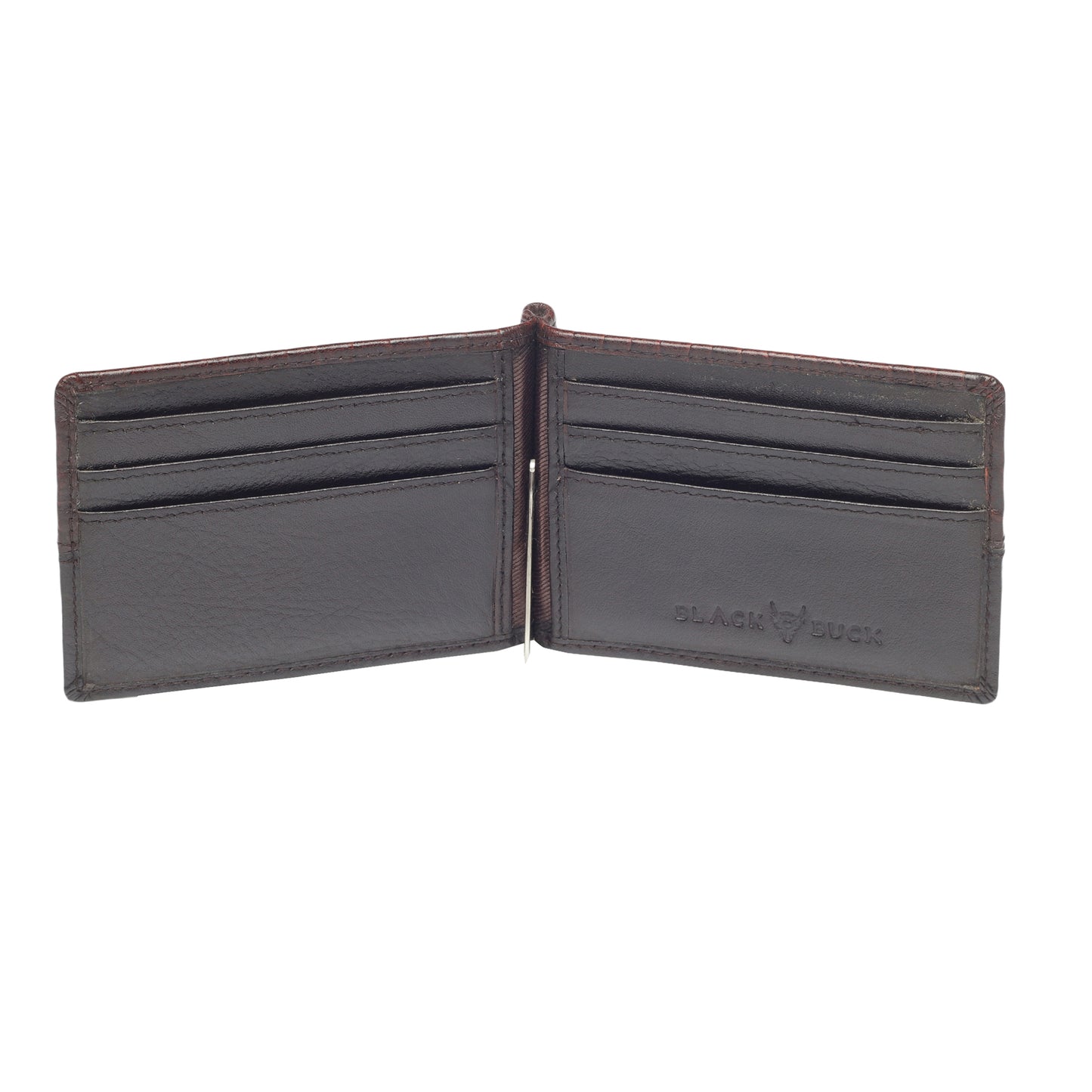 Burnt Brick Money Clip Wallet