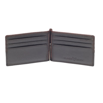 Burnt Brick Money Clip Wallet