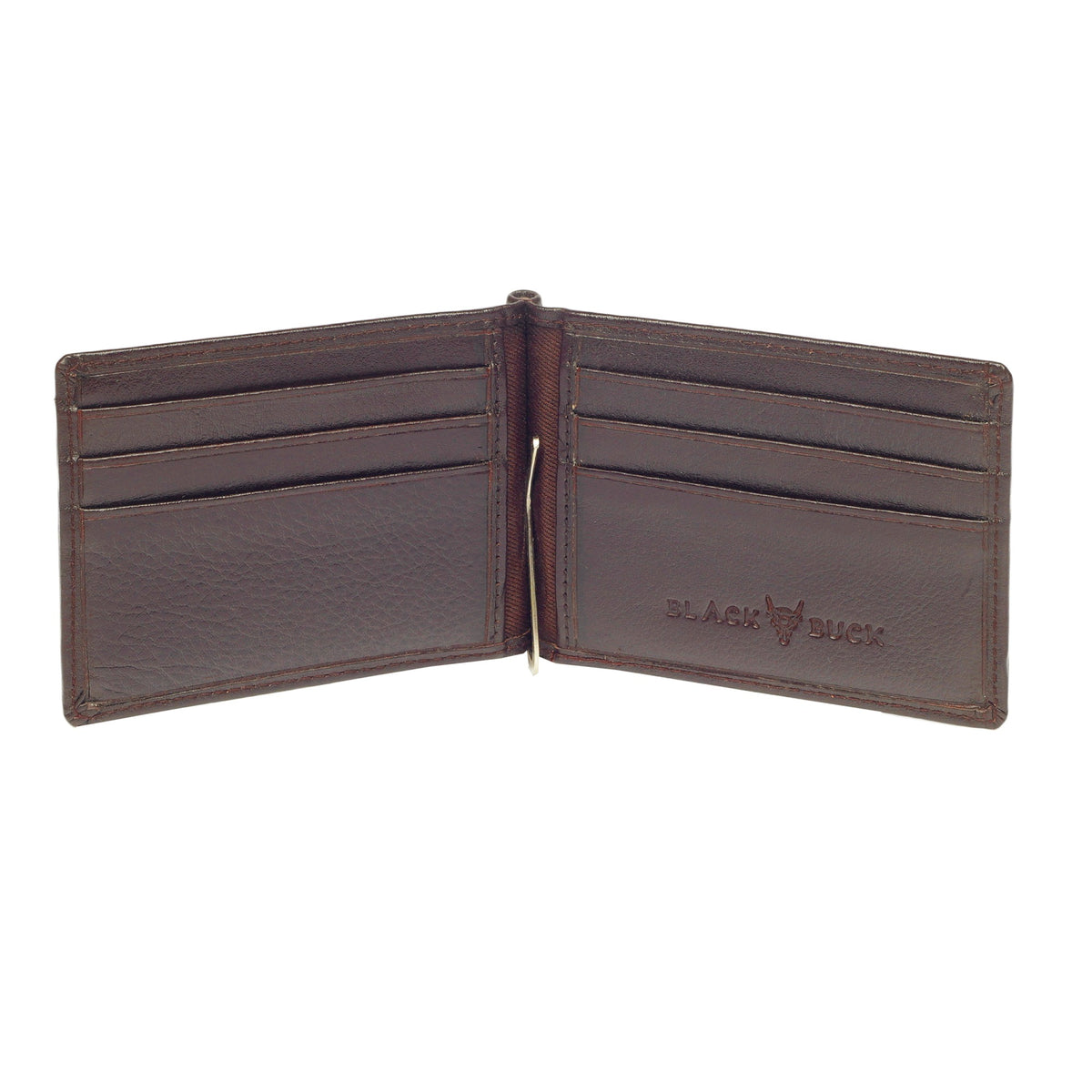 Brown. Click Wallet Classic Brown Money Clip Wallet – Black Buck