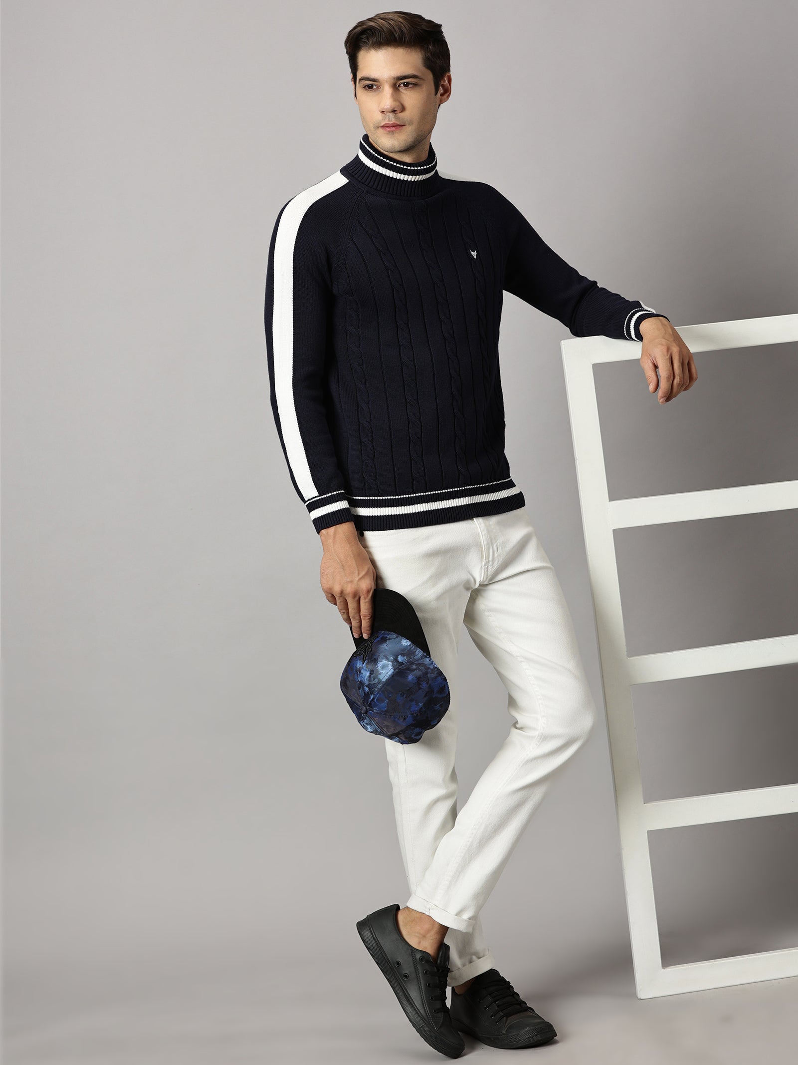 Signature Cable Knit Turtle Neck Sweater