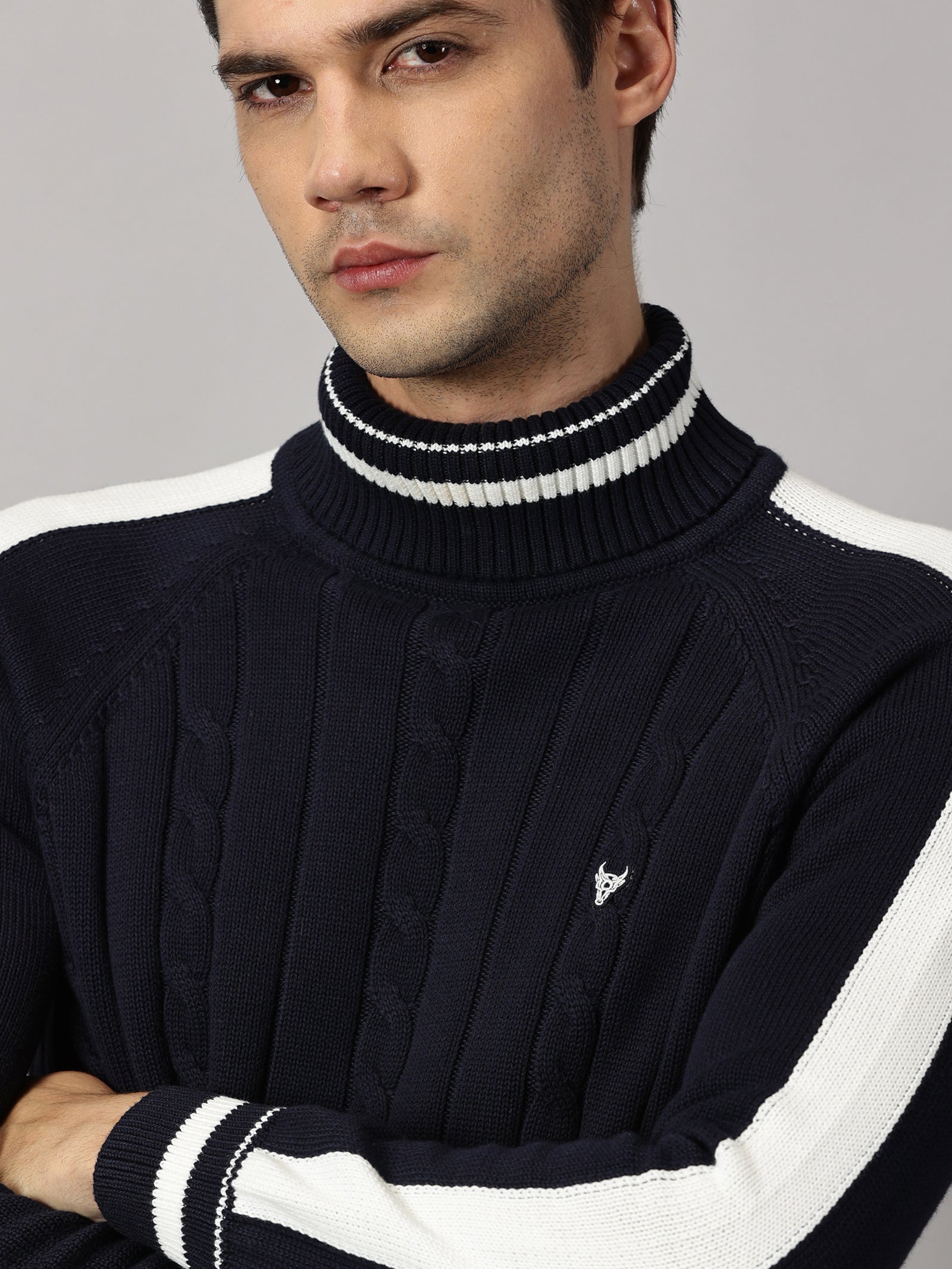 Signature Cable Knit Turtle Neck Sweater