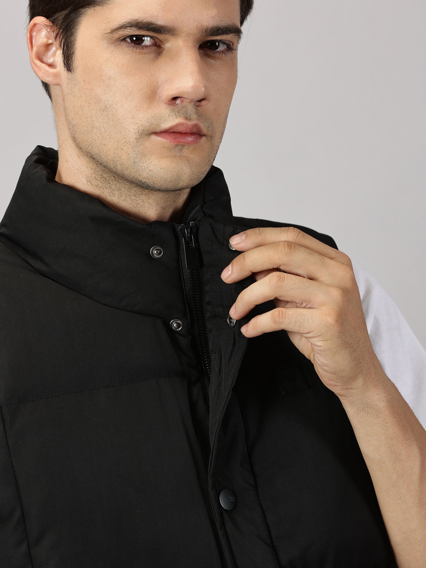 Onyx Sleeveless Puffer Jacket