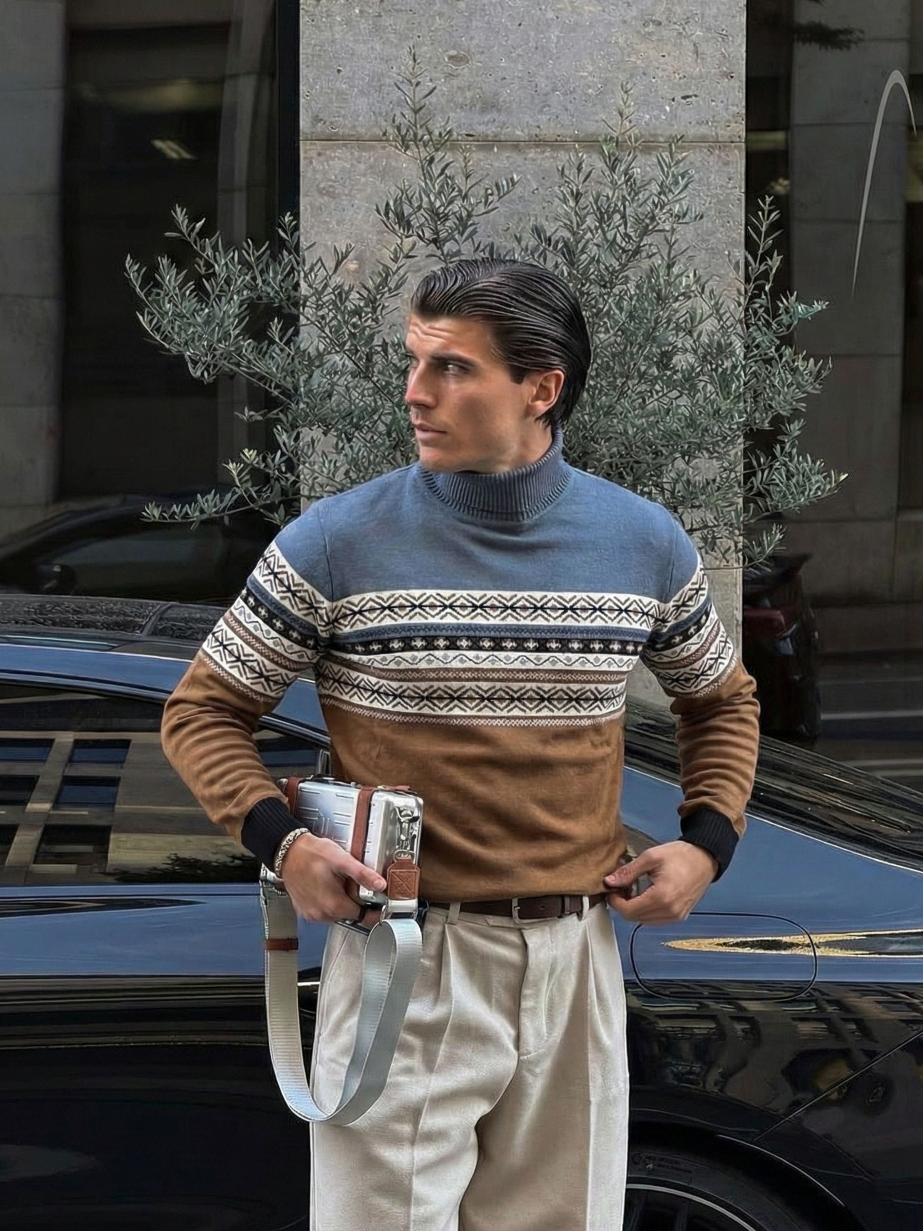 Sapphire Camel Turtle Neck Sweater