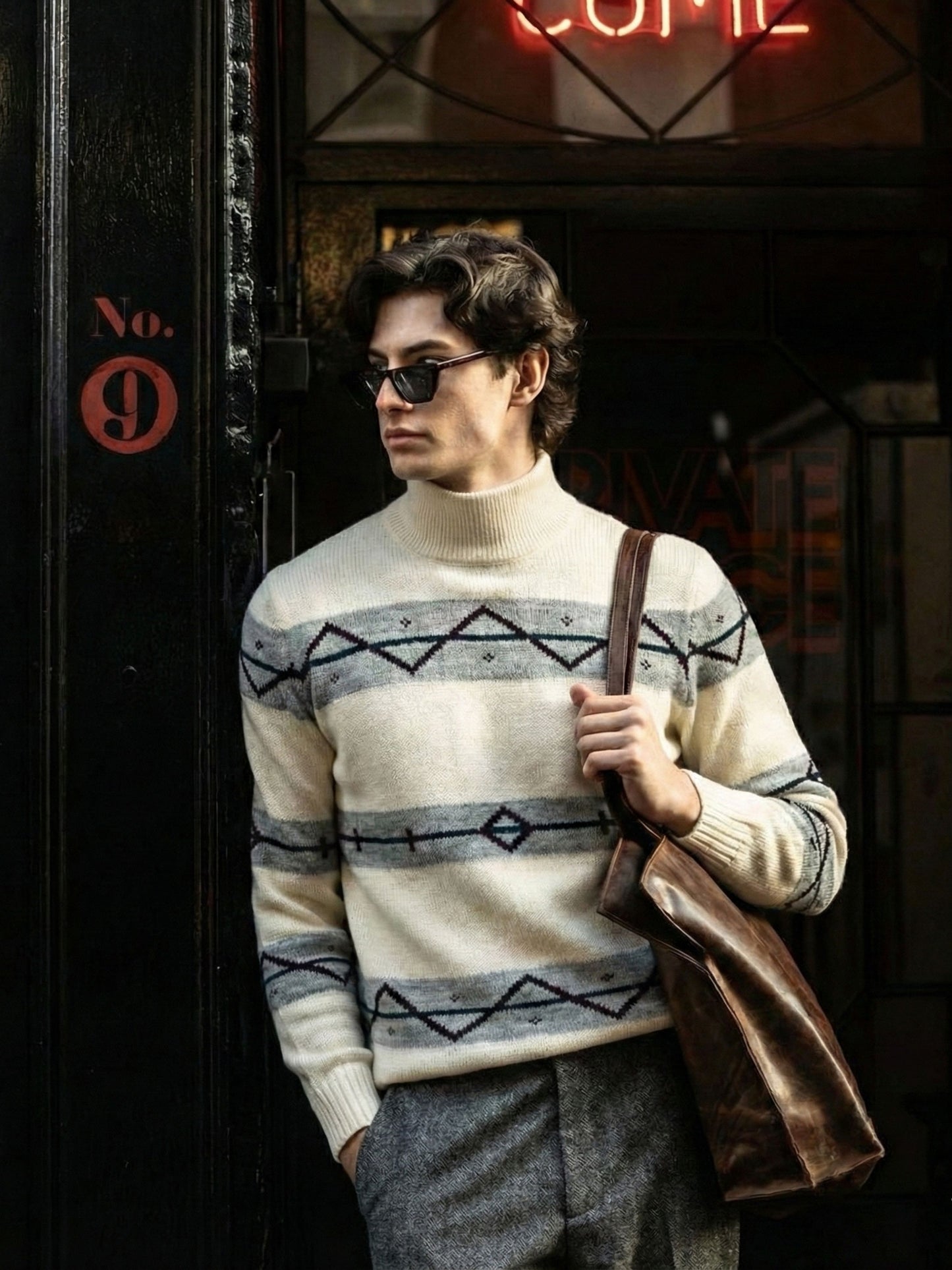 Nordic High Neck Sweater