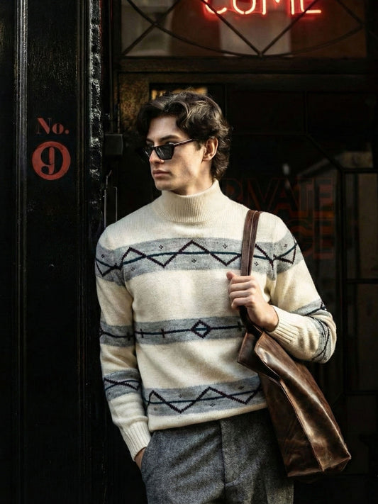 Nordic High Neck Sweater