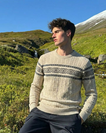 Vanilla Fair Isle Sweater