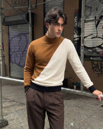 Sand & Snow High Neck Sweater